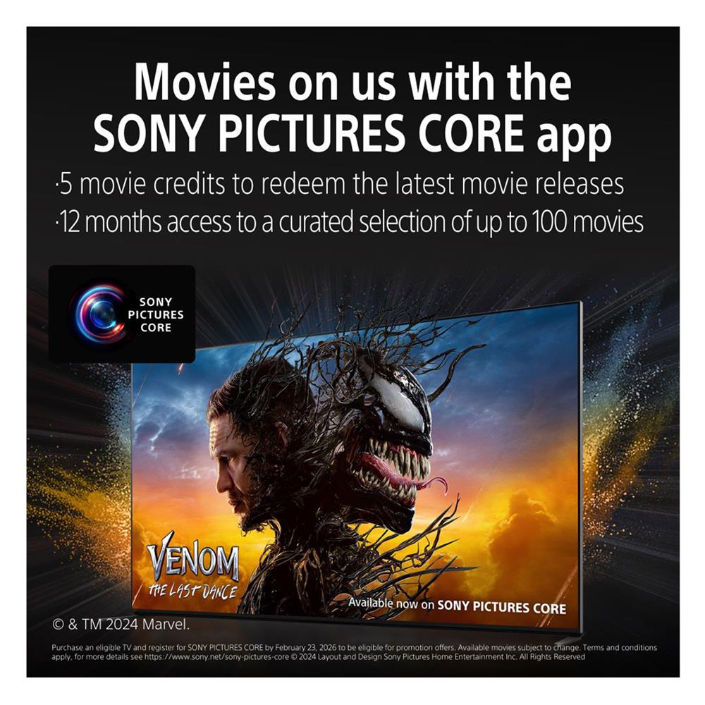 ทีวีมินิแอลอีดี 98 นิ้ว SONY (4K, MINI LED (QLED), GOOGLE TV) BRAVIA 5 K-98XR50