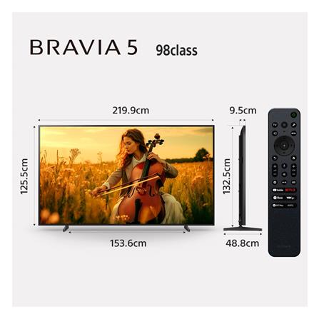 ทีวีมินิแอลอีดี 98 นิ้ว SONY (4K, MINI LED (QLED), GOOGLE TV) BRAVIA 5 K-98XR50_16
