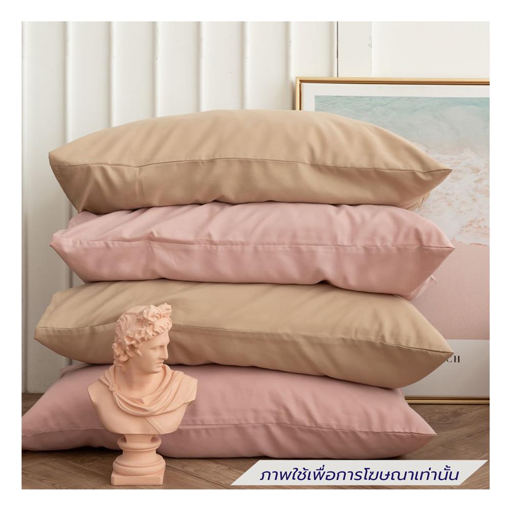 ชุดผ้าปูที่นอน 3.5 ฟุต (ชุด 4 ชิ้น) SANTA BEDDING สี BROWN/PINK
