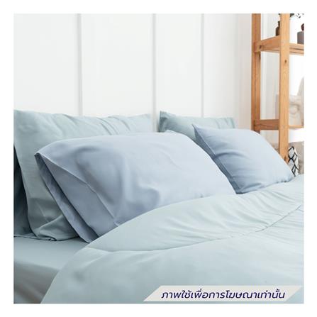 ชุดผ้าปูที่นอน 6 ฟุต (ชุด 6 ชิ้น) SANTA BEDDING สี GREEN/LIGHT BLUE_3