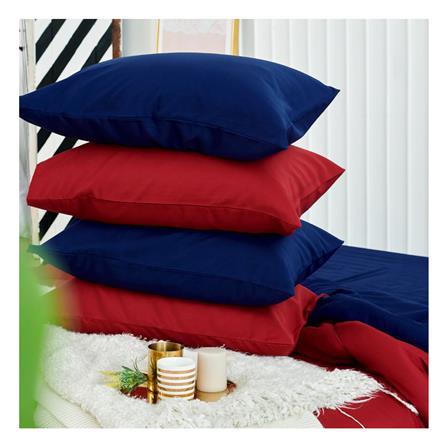 ชุดผ้าปูที่นอน 3.5 ฟุต (ชุด 4 ชิ้น) SANTA BEDDING สี BLUE/RED_4