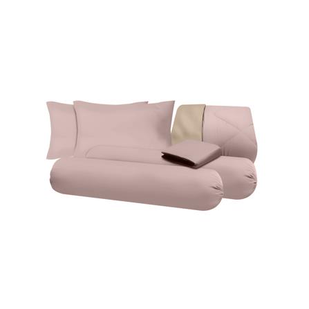 ชุดผ้าปูที่นอน 6 ฟุต (ชุด 6 ชิ้น) SANTA BEDDING สี CREAM/BROWN_5