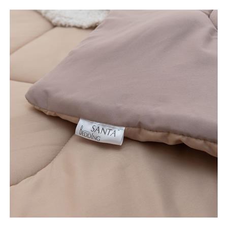 ชุดผ้าปูที่นอน 3.5 ฟุต (ชุด 4 ชิ้น) SANTA BEDDING สี CREAM/BROWN_4