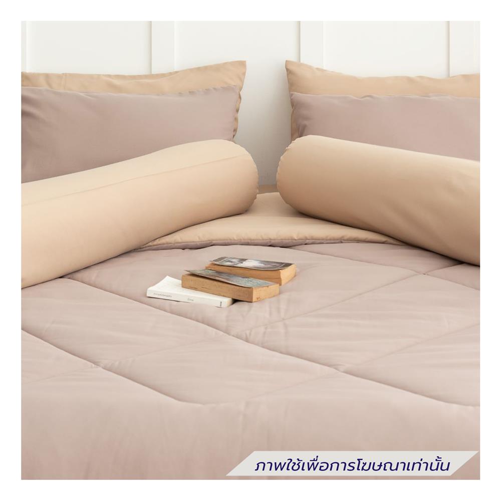 ชุดผ้าปูที่นอน 3.5 ฟุต (ชุด 4 ชิ้น) SANTA BEDDING สี BROWN/CREAM
