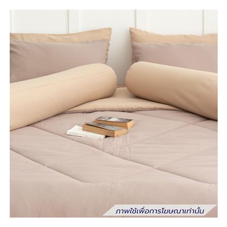 ชุดผ้าปูที่นอน 3.5 ฟุต (ชุด 4 ชิ้น) SANTA BEDDING สี BROWN/CREAM_2