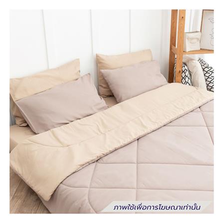 ชุดผ้าปูที่นอน 3.5 ฟุต (ชุด 4 ชิ้น) SANTA BEDDING สี BROWN/CREAM_3