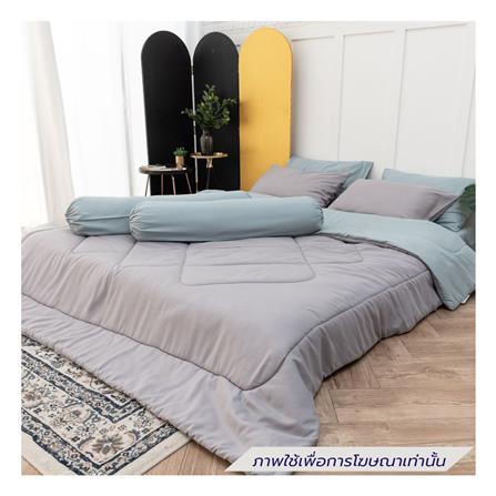 ชุดผ้าปูที่นอน 3.5 ฟุต (ชุด 4 ชิ้น) SANTA BEDDING สี GREEN/GREY_0