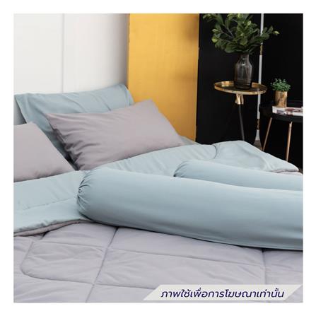 ชุดผ้าปูที่นอน 3.5 ฟุต (ชุด 4 ชิ้น) SANTA BEDDING สี GREEN/GREY_2