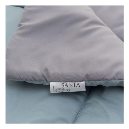 ชุดผ้าปูที่นอน 3.5 ฟุต (ชุด 4 ชิ้น) SANTA BEDDING สี GREEN/GREY_4