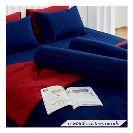 ชุดผ้าปูที่นอน 5 ฟุต (ชุด 6 ชิ้น) SANTA BEDDING สี BLUE/RED_3