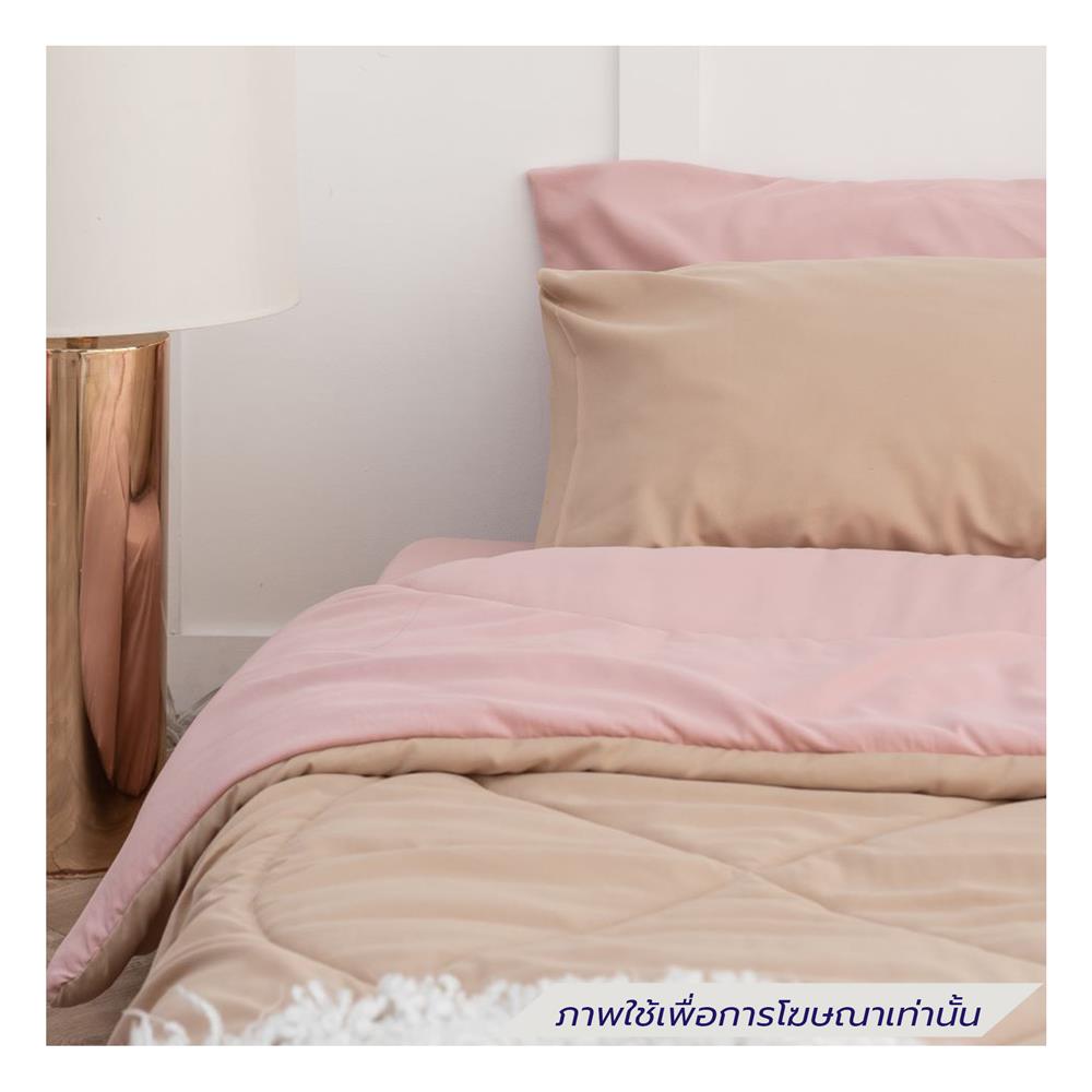 ชุดผ้าปูที่นอน 6 ฟุต (ชุด 6 ชิ้น) SANTA BEDDING สี PINK/BROWN