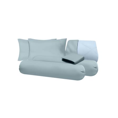 ชุดผ้าปูที่นอน 5 ฟุต (ชุด 6 ชิ้น) SANTA BEDDING สี GREEN /LIGHT BLUE_7