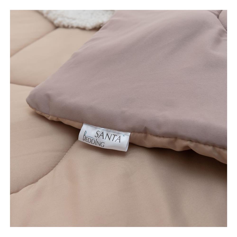 ชุดผ้าปูที่นอน 5 ฟุต (ชุด 6 ชิ้น) SANTA BEDDING สี CREAM/BROWN