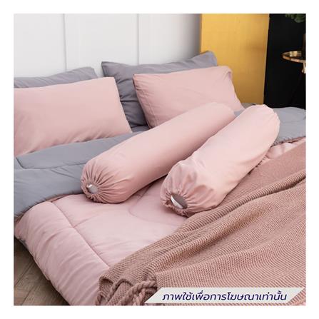 ชุดผ้าปูที่นอน 3.5 ฟุต (ชุด 4 ชิ้น) SANTA BEDDING สี GREY/PINK_2