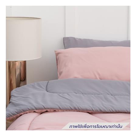 ชุดผ้าปูที่นอน 3.5 ฟุต (ชุด 4 ชิ้น) SANTA BEDDING สี GREY/PINK_3