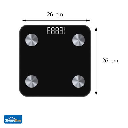 เครื่องชั่งน้ำหนักวัดมวลกาย NIKITO FG2317WB สีดำ_2