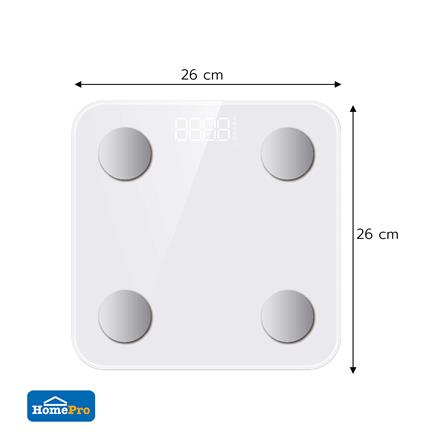 เครื่องชั่งน้ำหนักวัดมวลกาย NIKITO FG2317WB สีขาว_3