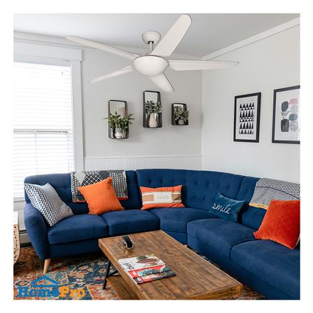 พัดลมไม่มีโคมไฟ CARINI 556-WH 56 นิ้ว สีขาว_1