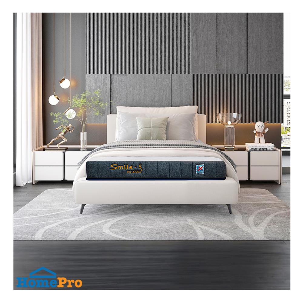 ที่นอนพ็อกเก็ตสปริง 3.5 ฟุต PICASSO รุ่น SMILE S พร้อมหมอนหนุน 1 ใบ