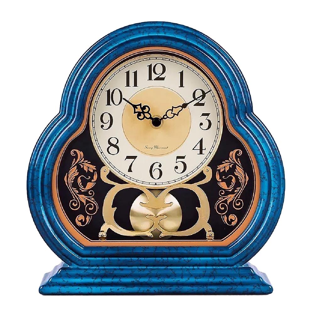 นาฬิกาตั้งโต๊ะ INTERY CT027C009_14 8.6x10.2 นิ้ว สีฟ้า