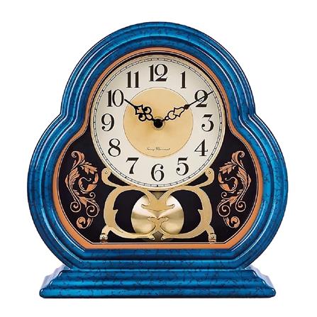 นาฬิกาตั้งโต๊ะ INTERY CT027C009_14 8.6x10.2 นิ้ว สีฟ้า