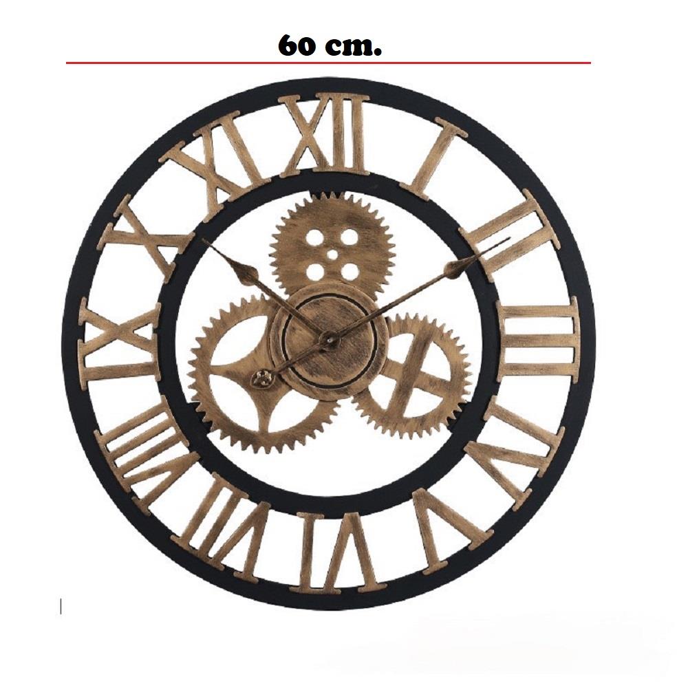นาฬิกาแขวน INTERY C1038C012_13 23.62 นิ้ว สีทอง/ดำ