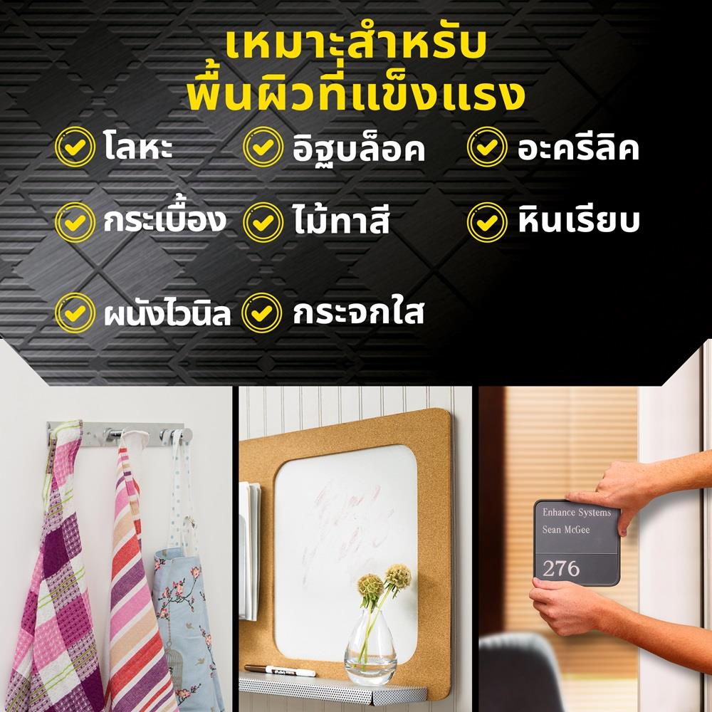 เทปกาวสองหน้าอเนกประสงค์ แบบเจลใส 3M 30มม.x1.5ม.