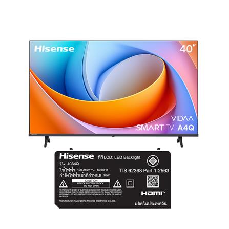 ทีวีแอลอีดี 40 นิ้ว HISENSE (FULL HD, LED, VIDAA) 40A4Q_7