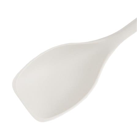 ตะหลิวอเนกประสงค์ซิลิโคน ด้ามไม้ KECH ZC-MGK5 สีขาว/น้ำตาล_2