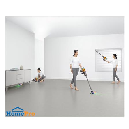 เครื่องดูดฝุ่นแบบด้าม DYSON SET SV46 V12 DETECT SLIM ABSOLUTE + FLOOR DOK สี YELLOW/IRON/NICKEL_3
