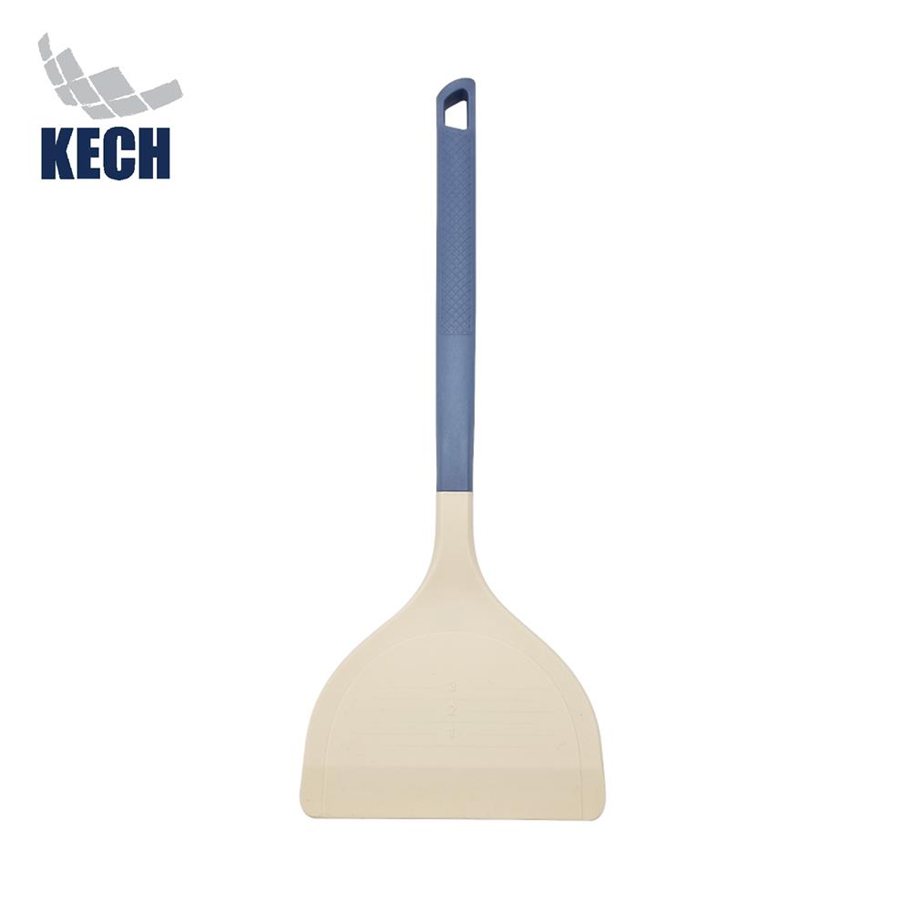 ตะหลิวซิลิโคนใหญ่ KECH HZX-GN004 สีคราม/ครีม