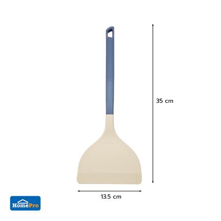 ตะหลิวซิลิโคนใหญ่ KECH HZX-GN004 สีคราม/ครีม_3