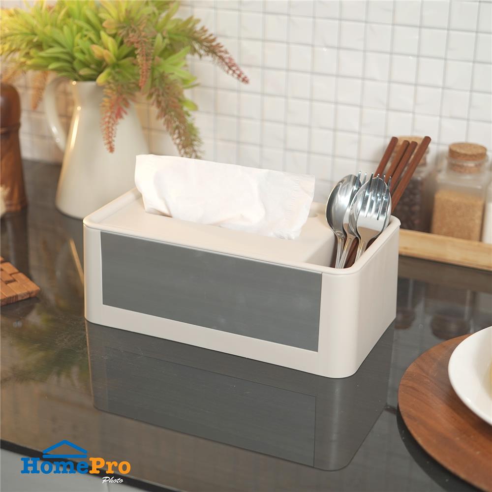 กล่องทิชชู่แผ่น KECH SILBERY SIZE M