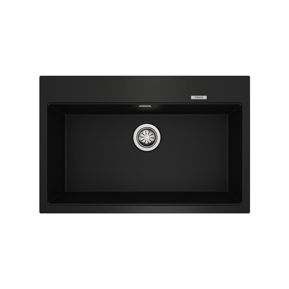 ซิงค์ฝัง 1 หลุม TEKA LOTUS 80 L-TG 1B สีดำ
