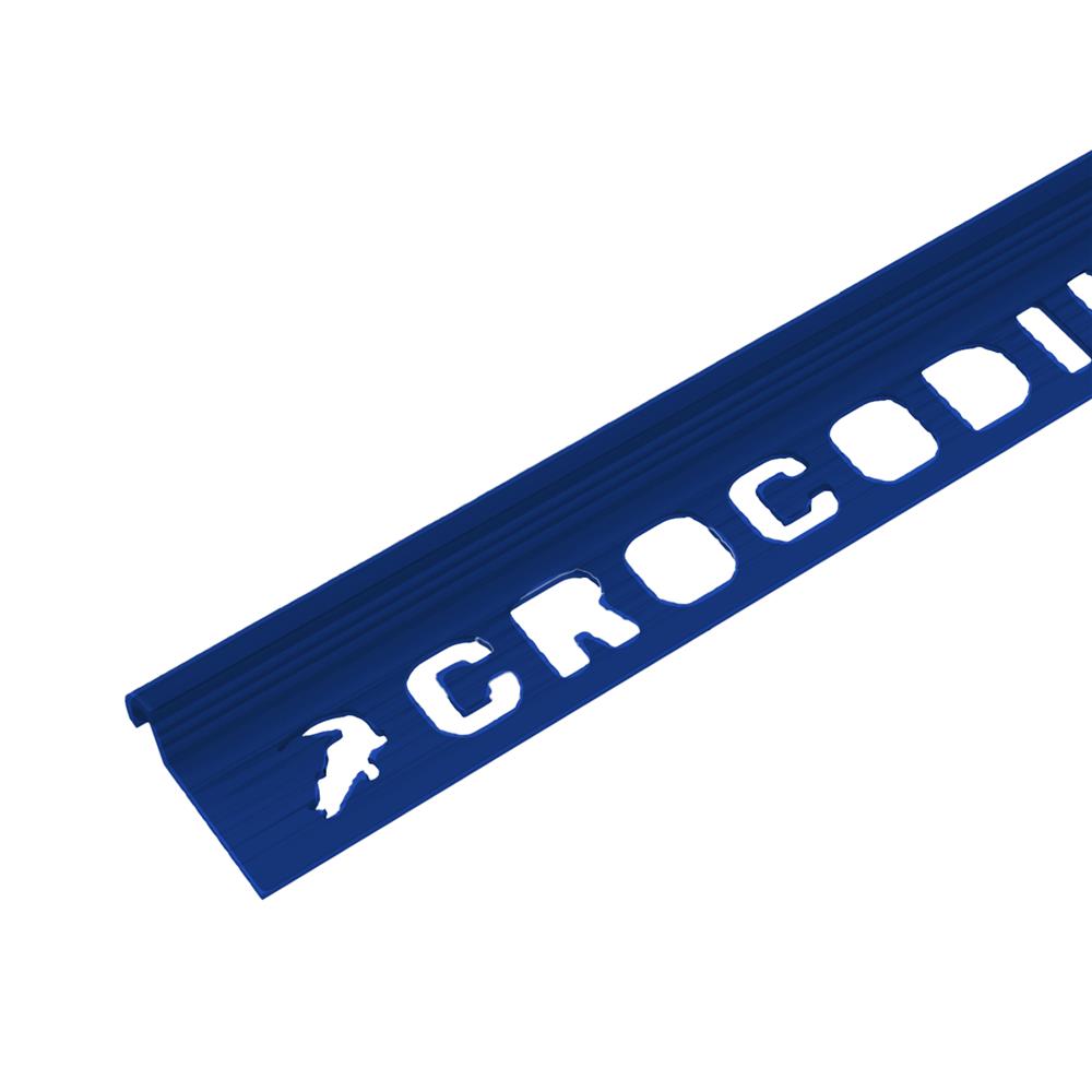 คิ้ว PVC จระเข้ พลัส ไมโครแบน 10 มม. 2 ม. สีน้ำเงินธารา