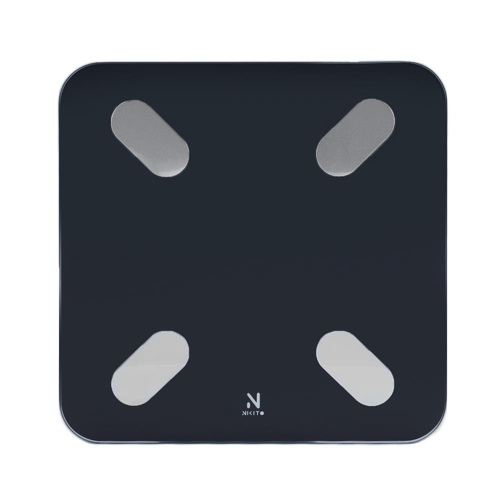 เครื่องชั่งน้ำหนักวัดมวลกาย NIKITO FG2431WB สีดำ