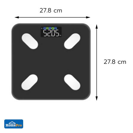 เครื่องชั่งน้ำหนักวัดมวลกาย NIKITO FG2431WB สีดำ_1