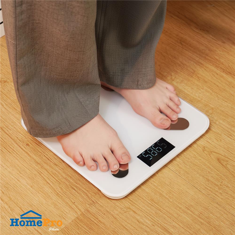 เครื่องชั่งน้ำหนักวัดมวลกาย NIKITO FG2431WB สีขาว