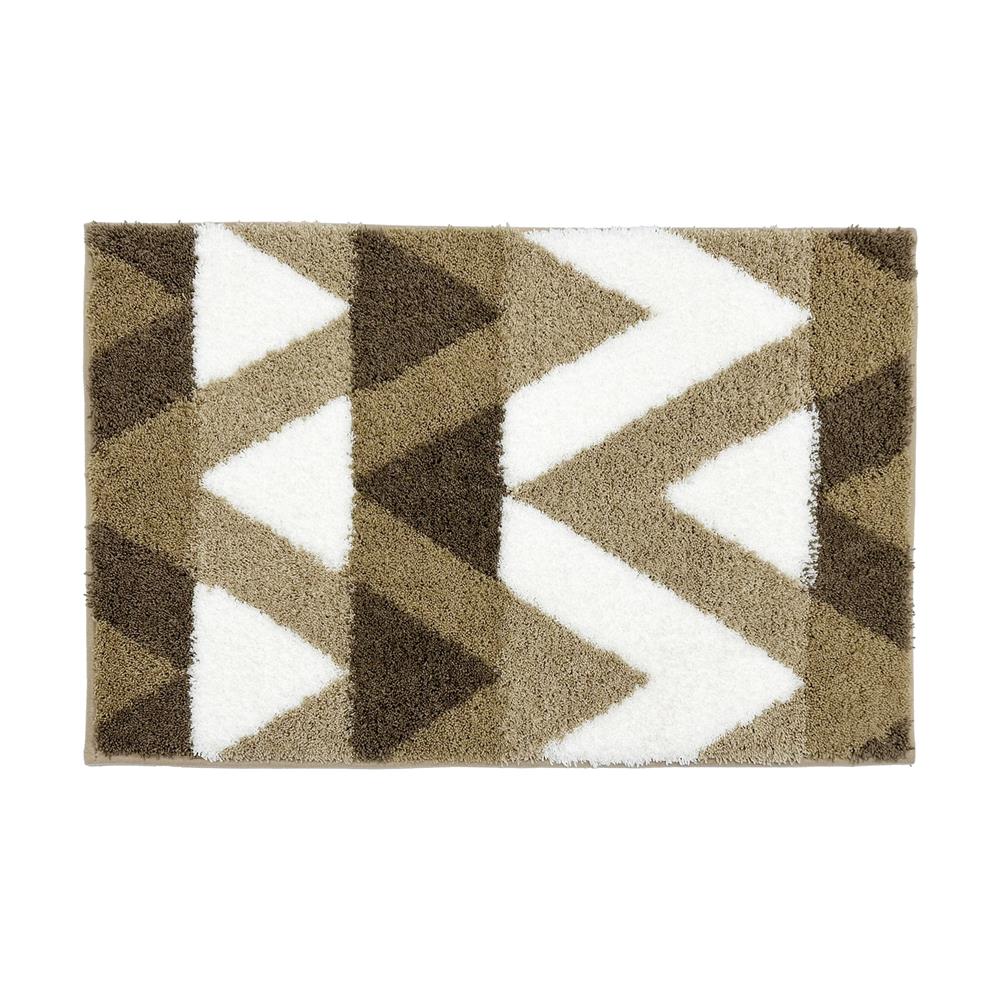 พรม HOME LIVING STYLE ZIGZAG 45x70 ซม. สีน้ำตาล