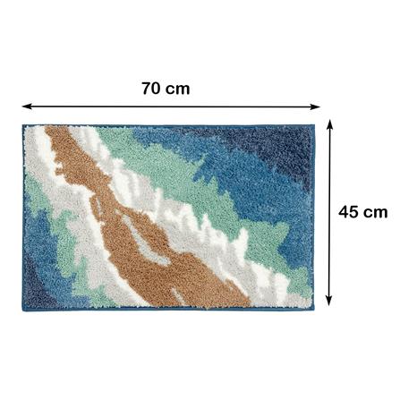 พรม HOME LIVING STYLE AQUA 45x70 ซม. สีน้ำเงิน_7