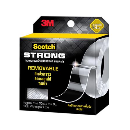 เทปกาวสองหน้าอเนกประสงค์ แบบเจลใส 3M 30มม.x3ม._1