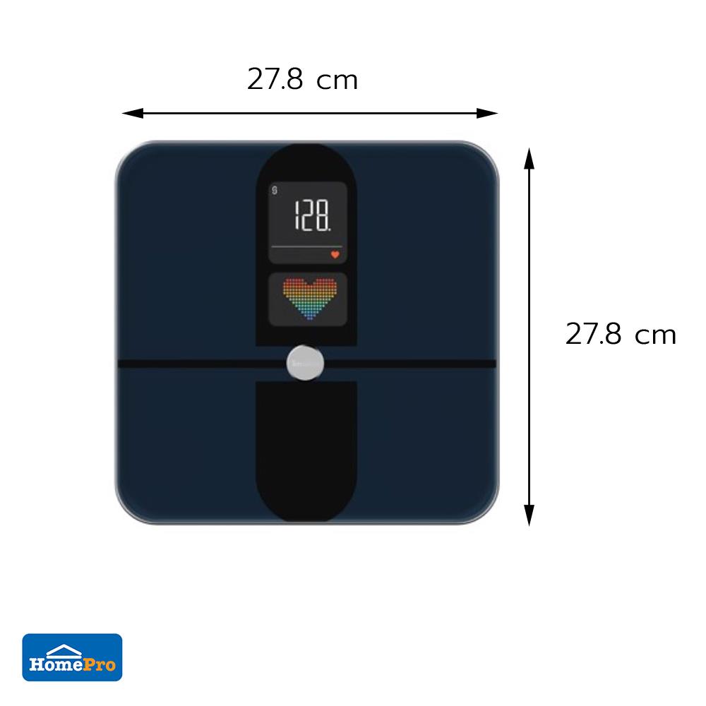 เครื่องชั่งน้ำหนักวัดมวลกาย NIKITO FI2319LB-C สีดำ