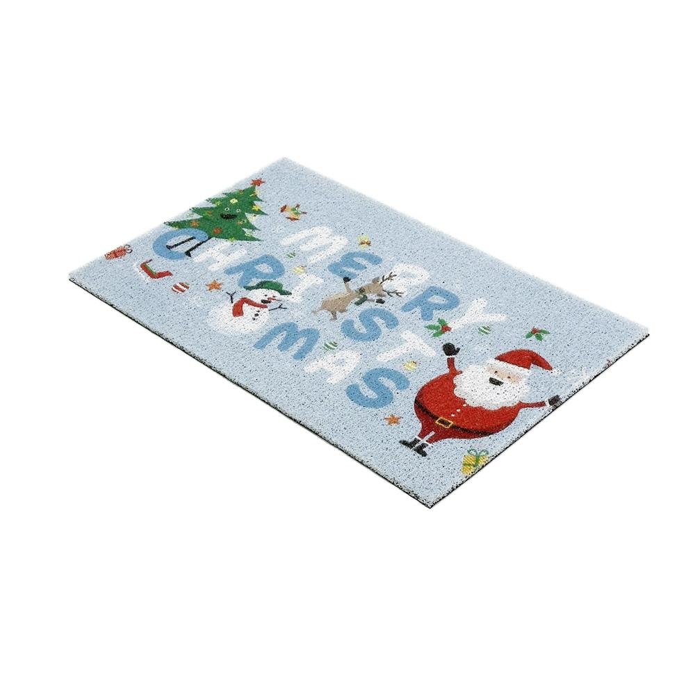 พรมเช็ดเท้าดักฝุ่น HOME LIVING STYLE MRC 45X75 ซม. สีฟ้า