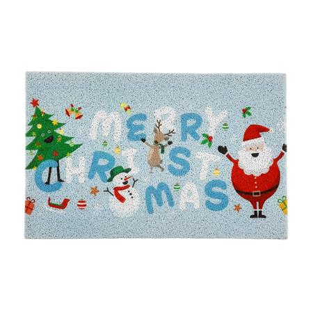 พรมเช็ดเท้าดักฝุ่น HOME LIVING STYLE MRC 45X75 ซม. สีฟ้า_1