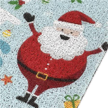 พรมเช็ดเท้าดักฝุ่น HOME LIVING STYLE MRC 45X75 ซม. สีฟ้า_3