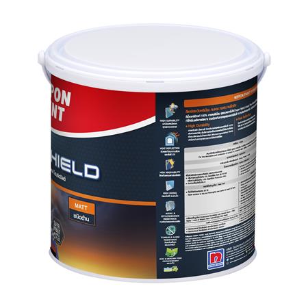 สีน้ำทาภายนอก ชนิดด้าน NIPPON PAINT HYBRIDSHIELD BASE A 1 แกลลอน_2