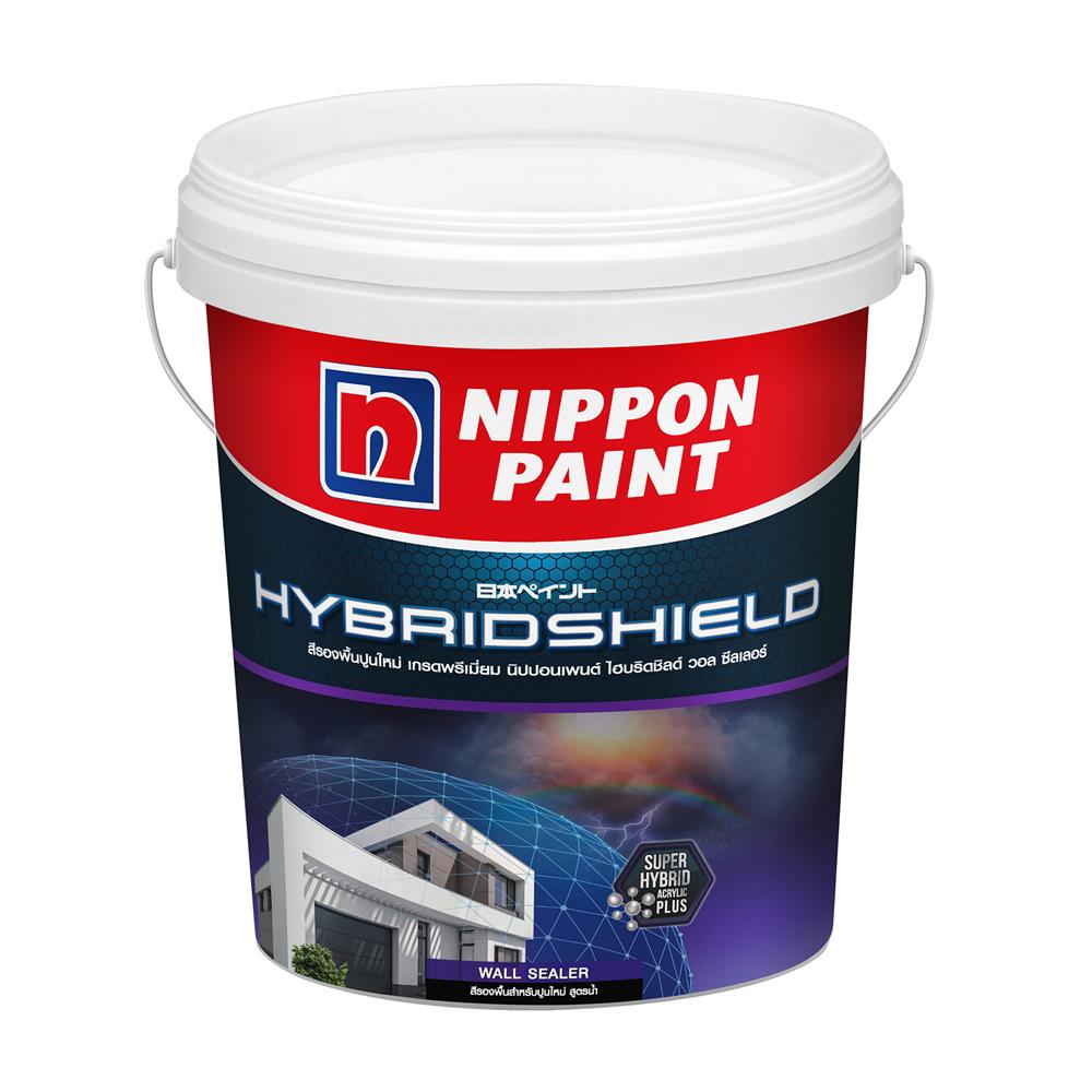 สีรองพื้นปูนใหม่ NIPPON PAINT HYBRIDSHIELD WALL SEALER 5 แกลลอน