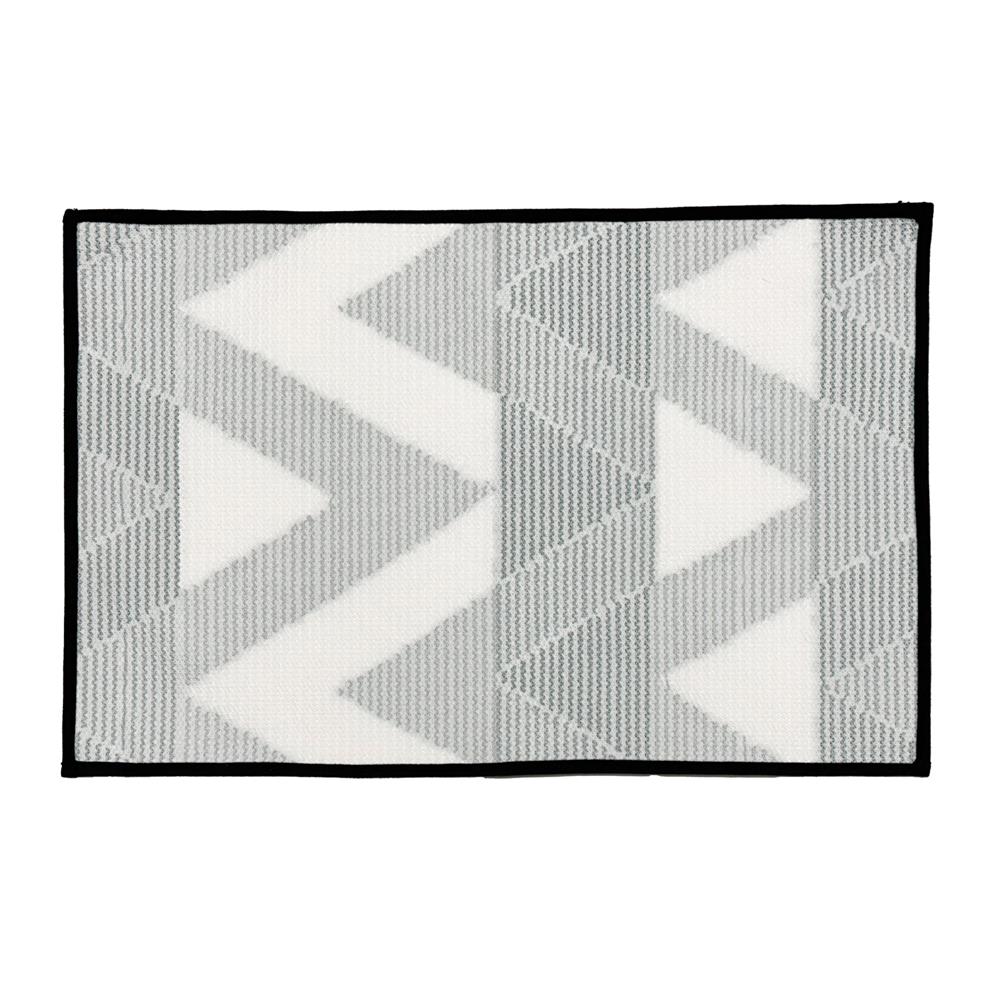 พรม HOME LIVING STYLE ZIGZAG 45x70 ซม. สีดำ