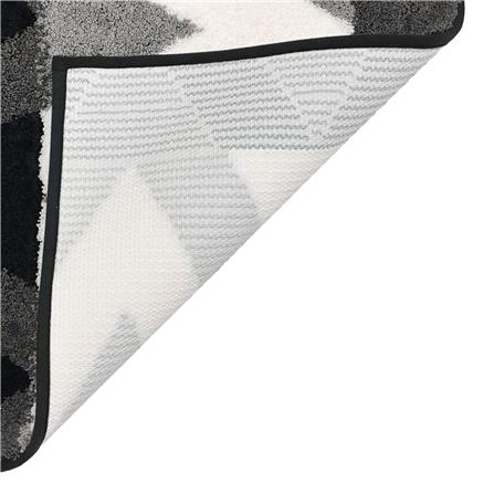 พรม HOME LIVING STYLE ZIGZAG 45x70 ซม. สีดำ_1