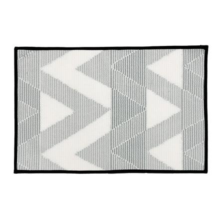 พรม HOME LIVING STYLE ZIGZAG 45x70 ซม. สีดำ_4